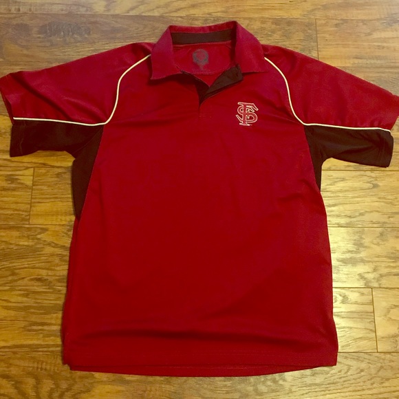 Other - Red/Black FSU Florida State Seminoles Polo Shirt Other - Red/Black FSU Florida State Seminoles Polo Shirt